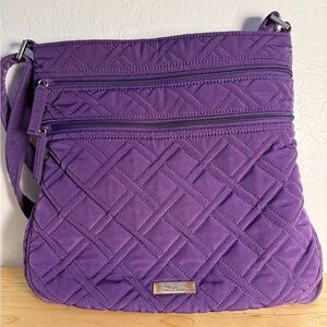 Vera Bradley Amethyst Quilted Crossbody Bag